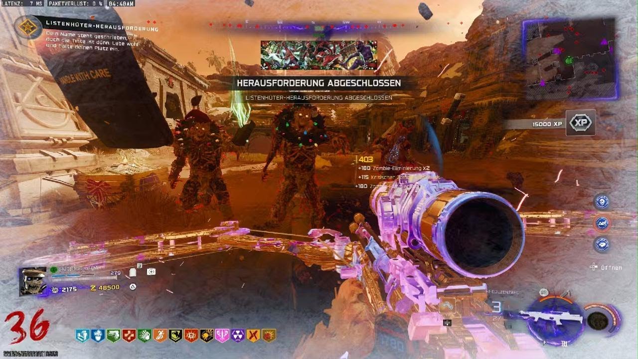 CoD BO7 Zombies Feiertagsmodi Listenhüter