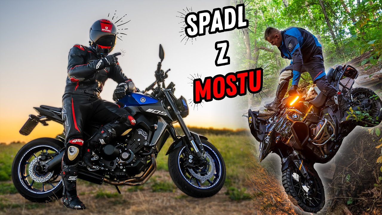Nová BMW MOTORKA v PŘÍKOPU 😱🏍️ | Yamaha MT09 | MOTOVLOG CZ/SK | BASED RIDER