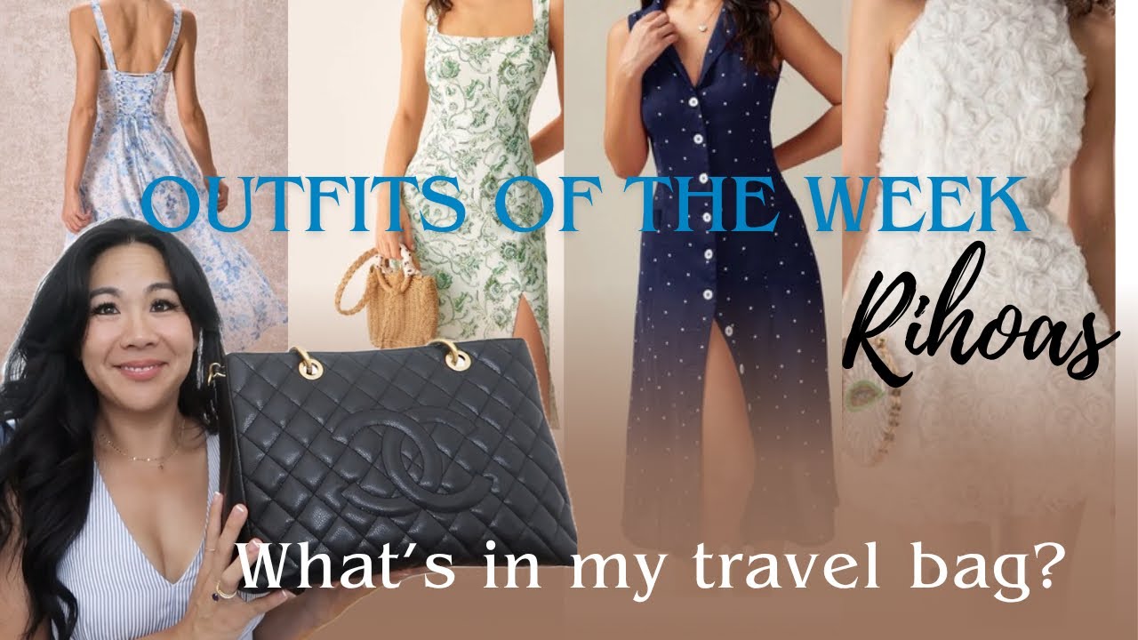 What’s in my Travel Bag? Chanel GST + OOTW Rihoas Haul! | Weekly VLOG
