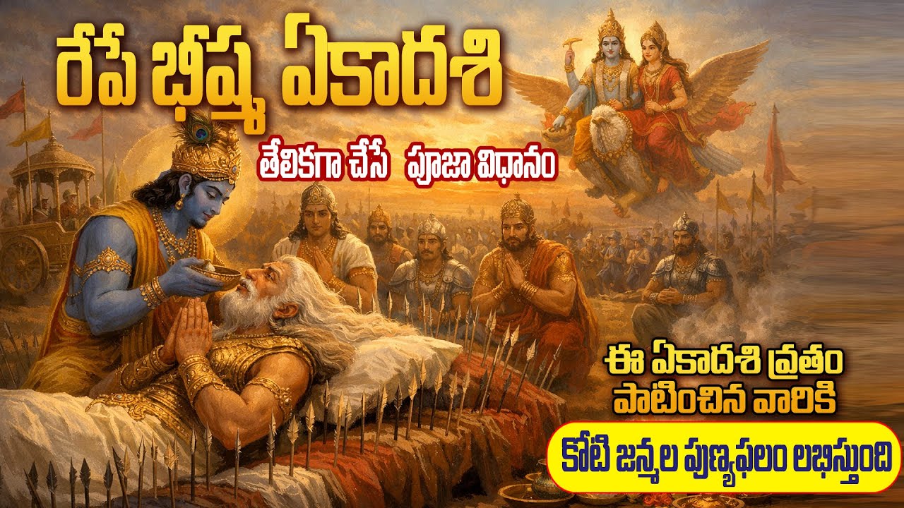 భీష్మ ఏకాదశి ప్రత్యేకత & ఫలితాలు | Why Bhishma Ekadasi Is Special? #krishna #viral