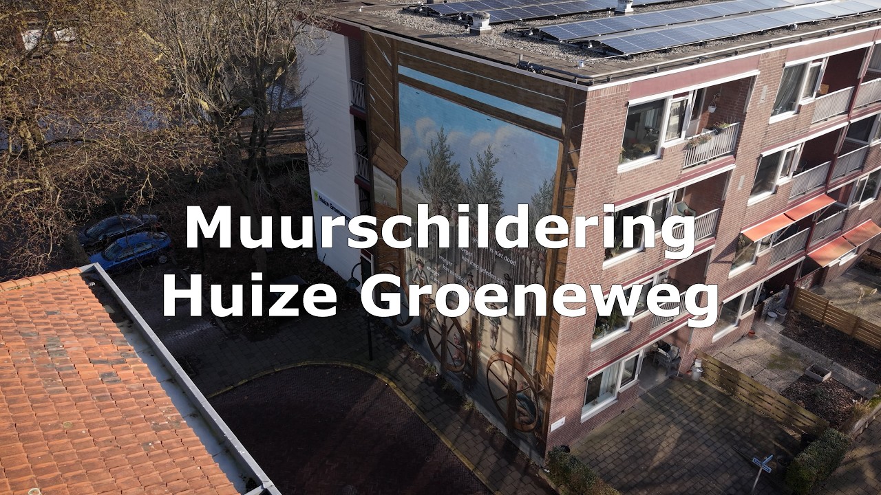 Muurschildering | Huize Groeneweg | 4K Drone Footage