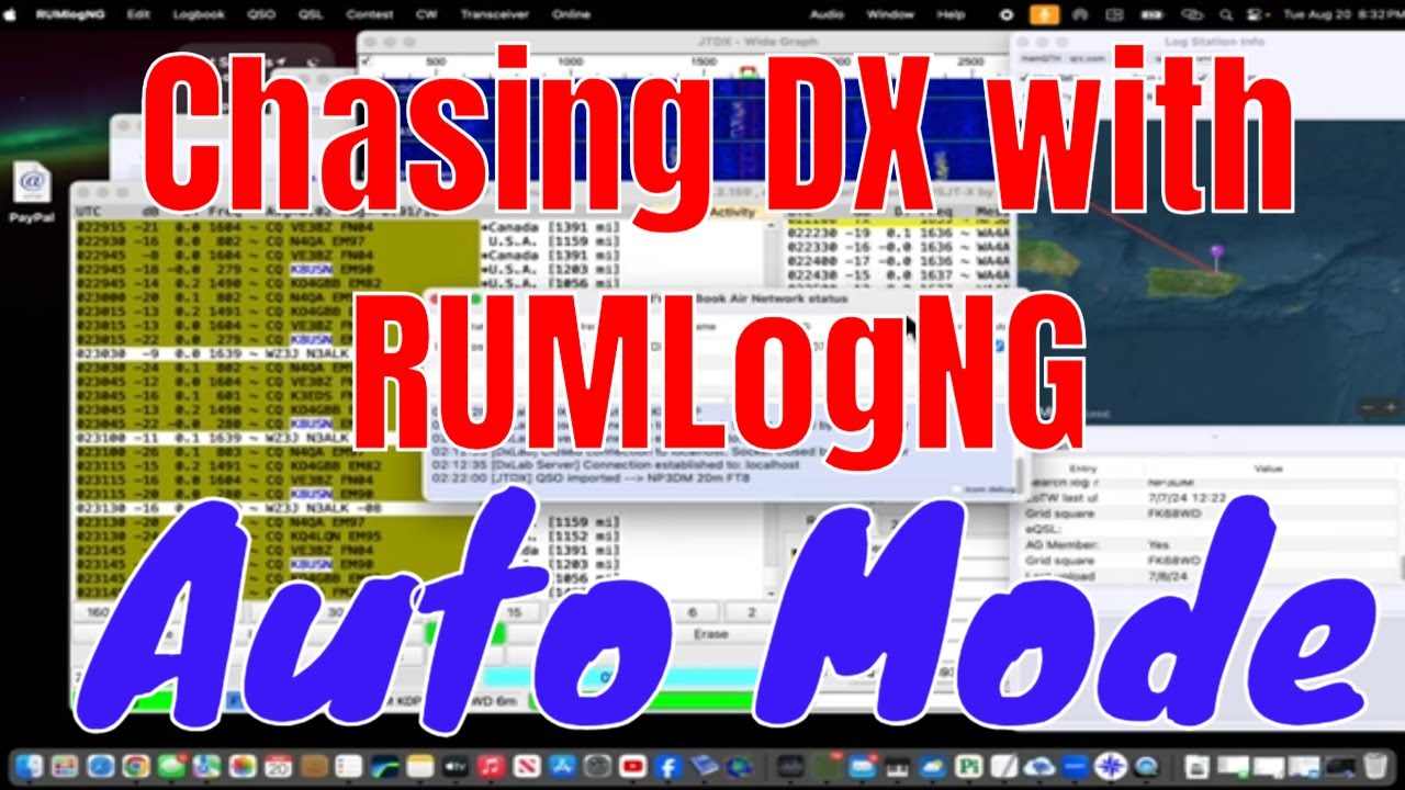Revolutionize Your Dx Chasing with RUMLogNG JTDX and Auto Mode!