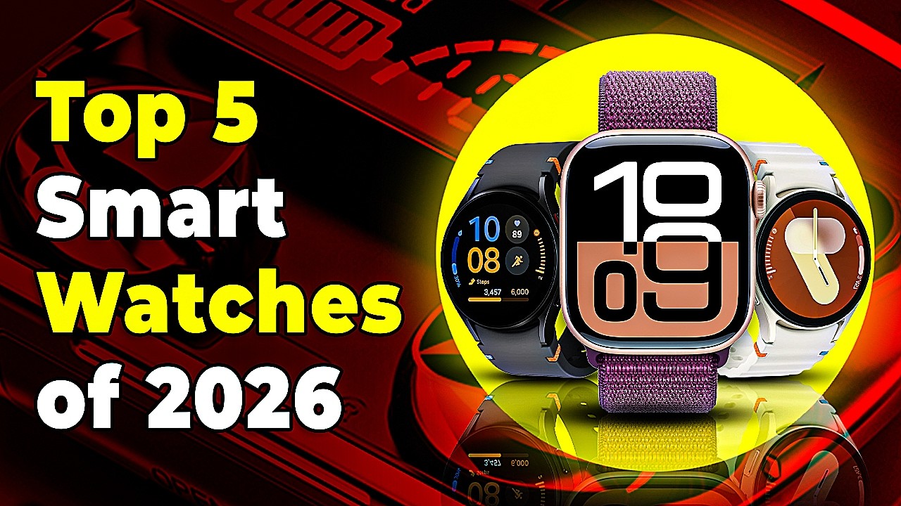 Top 5 Best Smartwatches of 2026 | Best Smartwatches for iPhone & Android ⌚