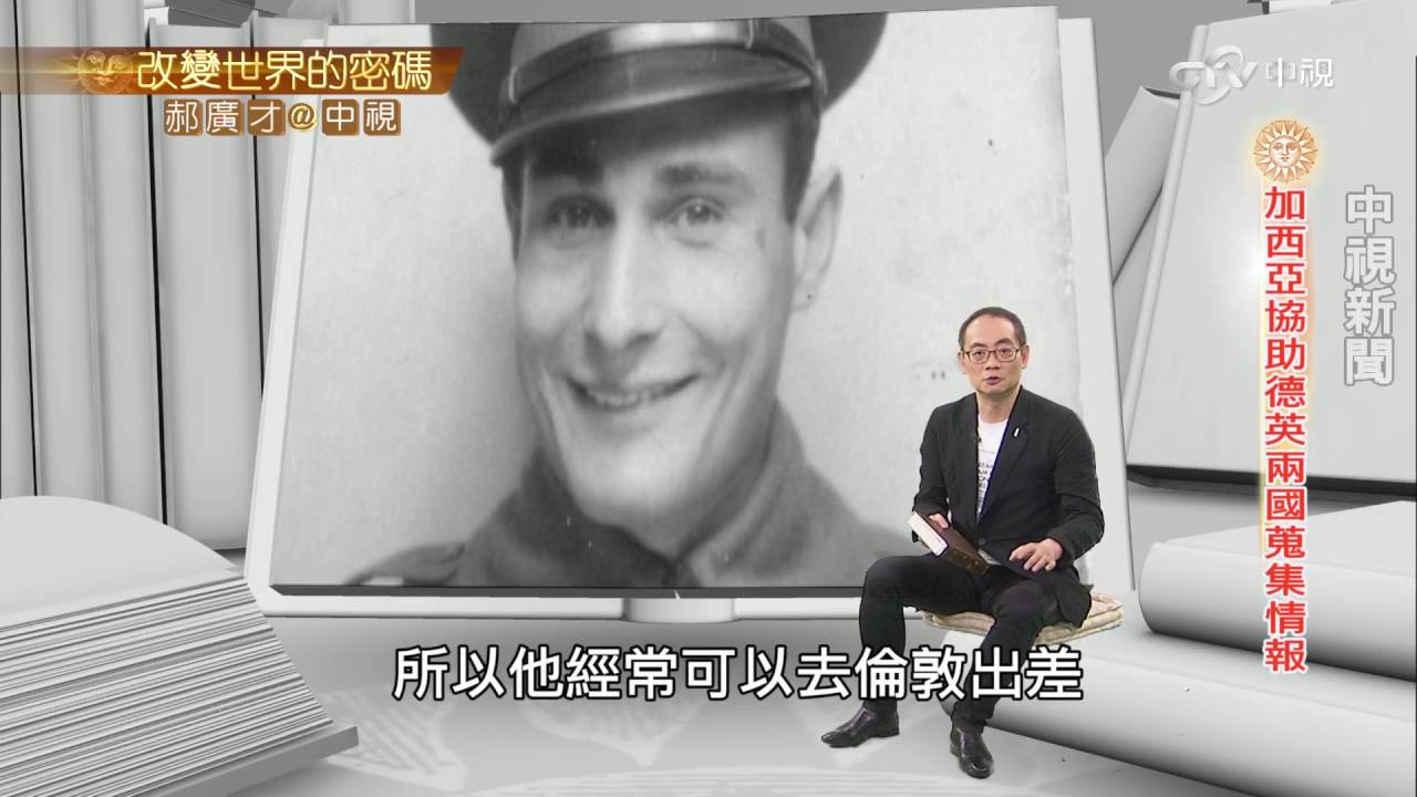 二戰雙面間諜加西亞不為人知的故事│郝廣才在中視20160831