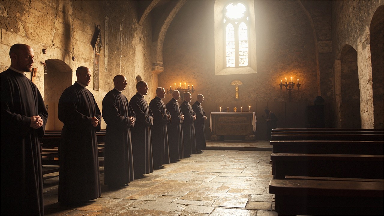 Gregorian Chants - Prayer with the Benedictine Monks in the Monastery