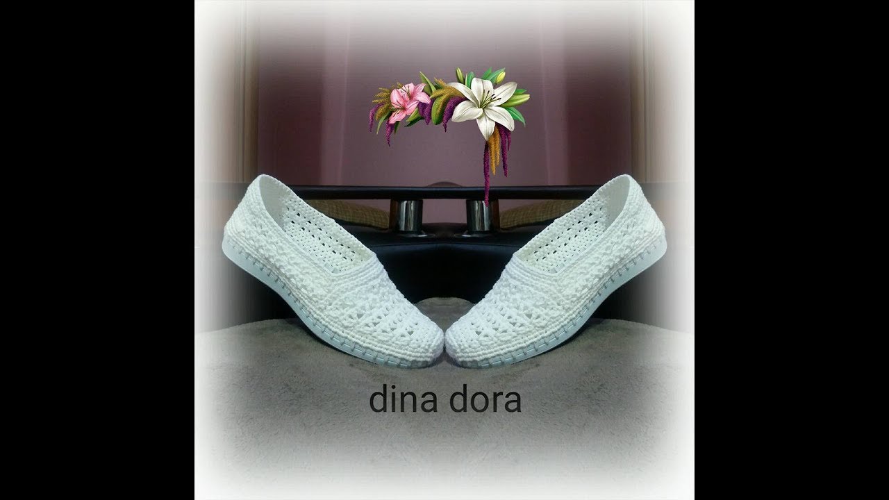 pantofi de vara crosetati