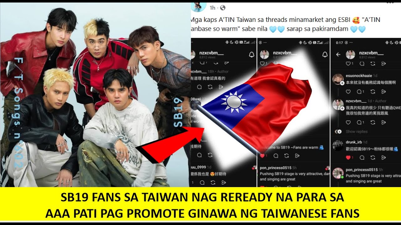 SB19 FANS SA TAIWAN NAG REREADY NA PARA SA AAA PATI PAG PROMOTE GINAWA NG TAIWANESE FANS