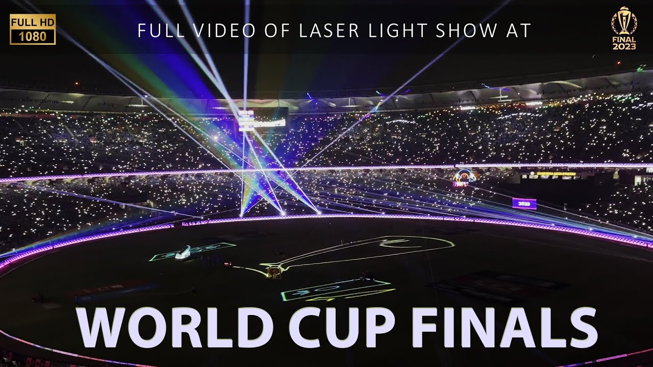 LASER & LIGHT SHOW at Cricket World Cup Final 2023 || India vs Australia || Narendra Modi Stadium