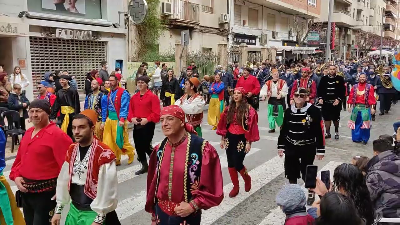 20 Marzo 2022 desfile extraordinario moros y cristianos de Elda.