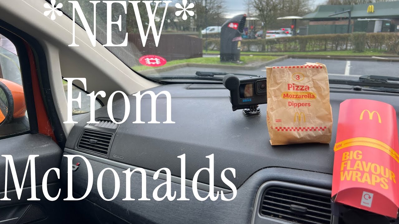 Обзор куриного тикка-ролла от McDonald's, обзор пиццы с моцареллой от McDonald's.