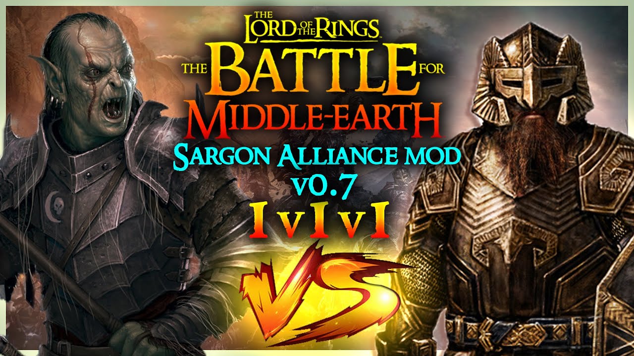 KEYİFLİ BİR FFA MAÇ (1v1v1) | The Battle for Middle-earth / Sargon Alliance Mod v0.7