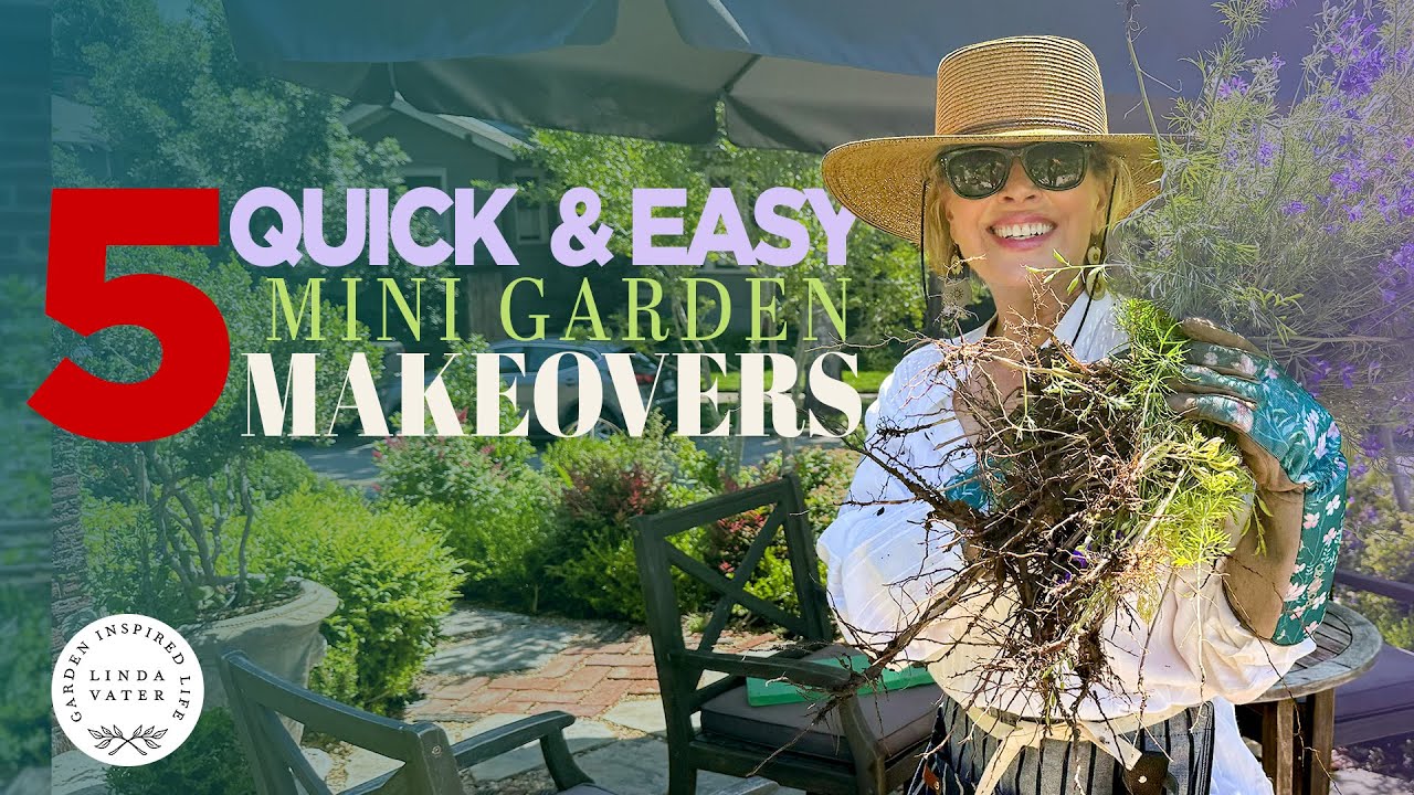 5 QUICK AND EASY Mini Garden Makeovers