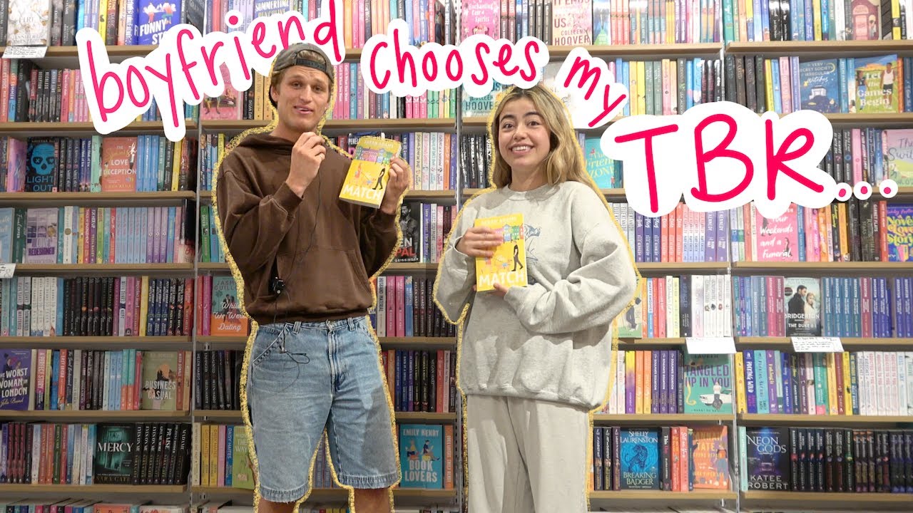 my boyfriend chooses what I read for a week! (reading vlog) 📚