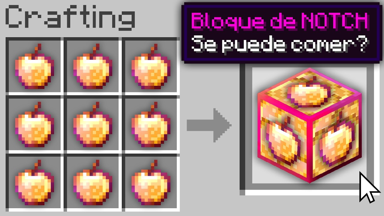MINECRAFT pero PUEDO CRAFTEAR BLOQUES de CUALQUIER ITEM