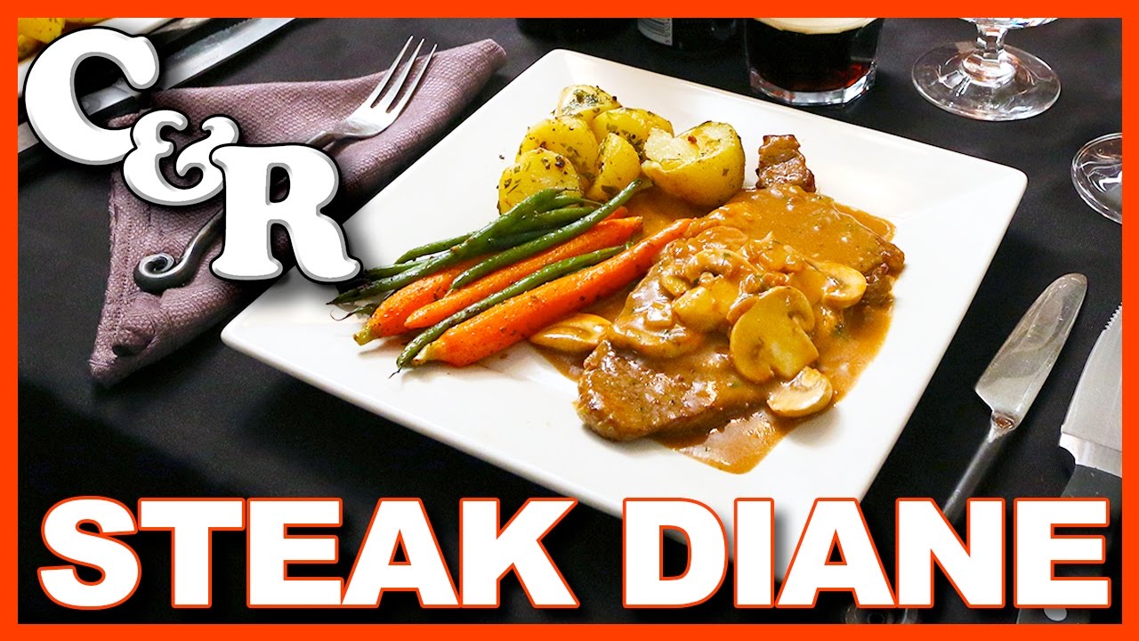 Steak Diane Flambéed with Cognac Recipe - Cook & Review Ep #35