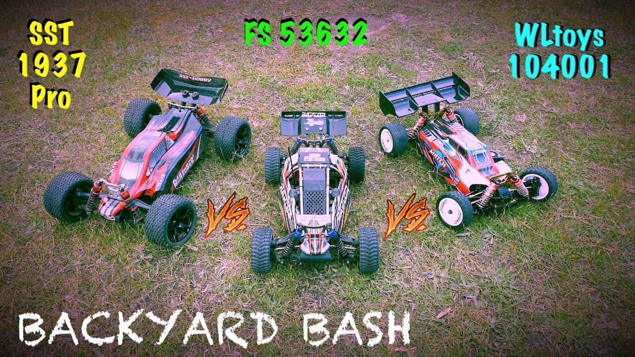 1:10 Scale Buggies - Quick and short backyard race with the kids