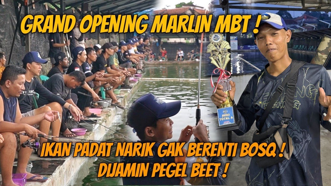 GRAND OPENING MARLIN MBT WANGUN ! ALHAMDULILAH MASIH DIKASIH PODIUM !