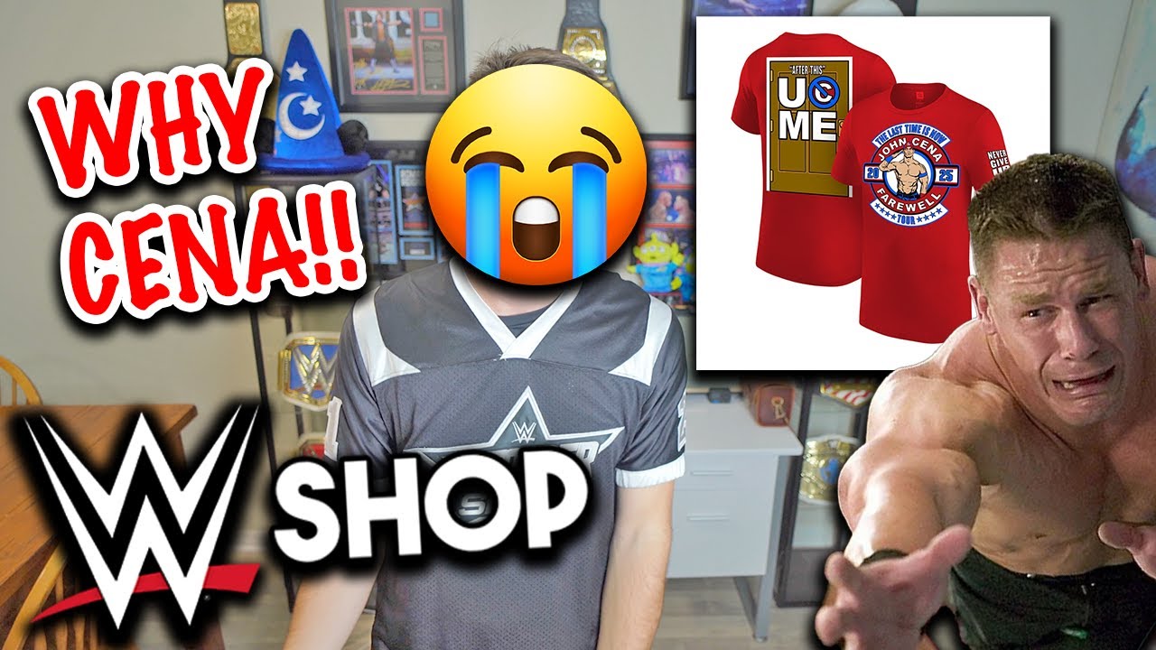The New John Cena Merch Makes Me CRY | Shopping On WWEShop!!