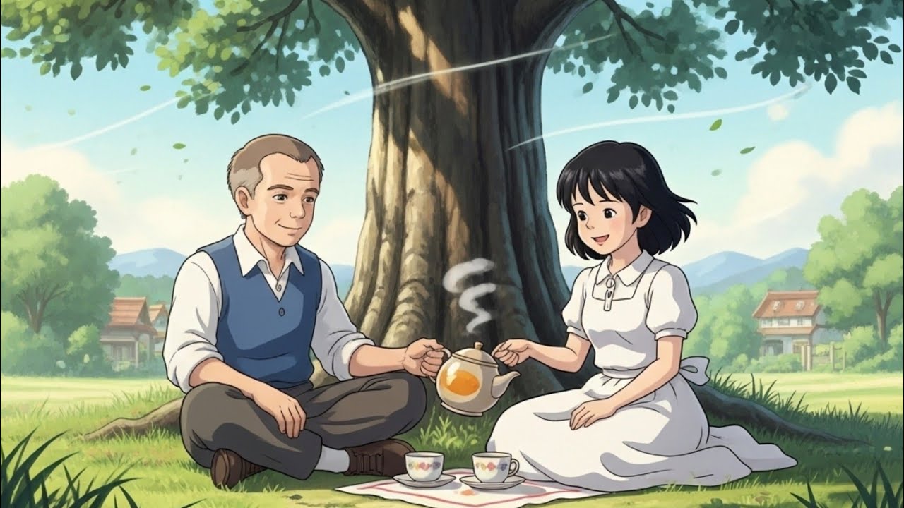 Ghibli-Style ASMR | Cozy Village Morning Routine 🌿 Slow Living, Relaxing No Talking