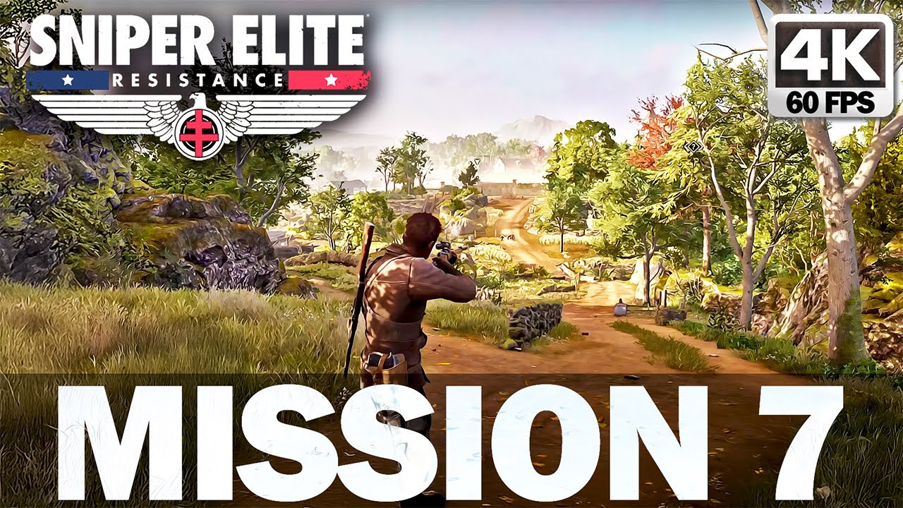 SNIPER ELITE RESISTANCE - Mission 7 Lock Stock and Barrels - Gameplay Walkthrough 4K 60FPS