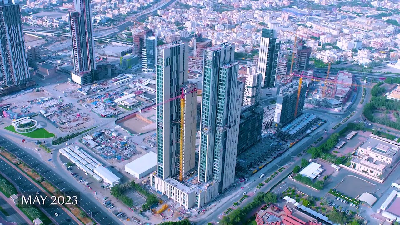 Timelapse of Hessah District: Oct 2021-Jan 2024 | فاصل زمني لـضاحية حصة: أكتوبر 2021 – يناير 2024