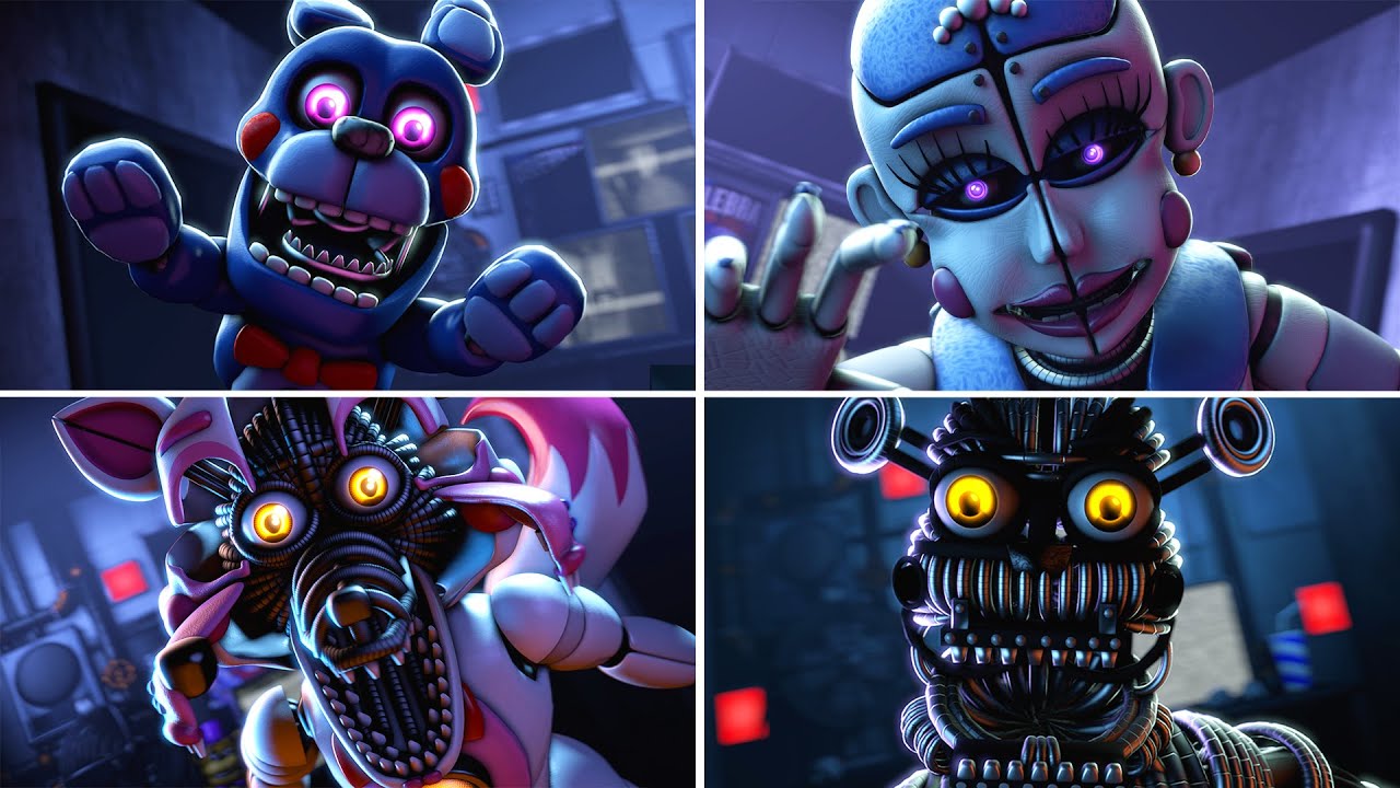 FNAF Sister Location: Custom Nights Jumpscares
