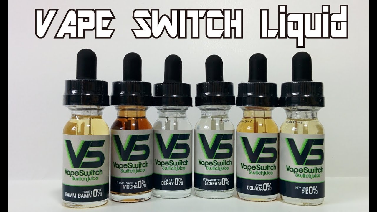 電子タバコ リキッドレビュー - Vape Switch Liquid Full Line Up Review
