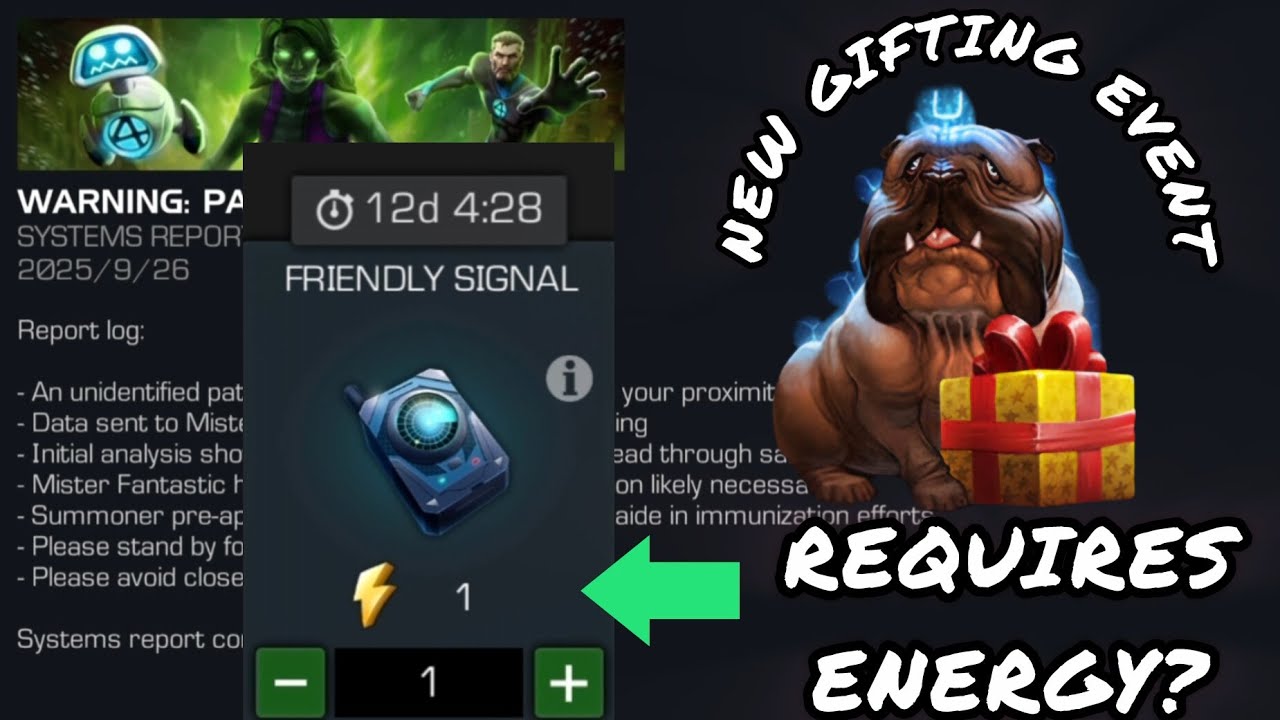 New GIFTING EVENT in MCOC?? Need energy to gift other people? |Marvel Contest of Champions