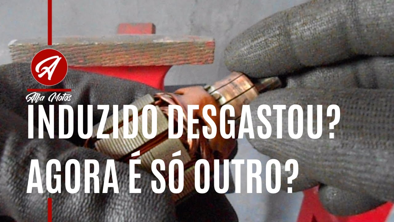 INDUZIDO DO MOTOR DE PARTIDA DESGASTADO