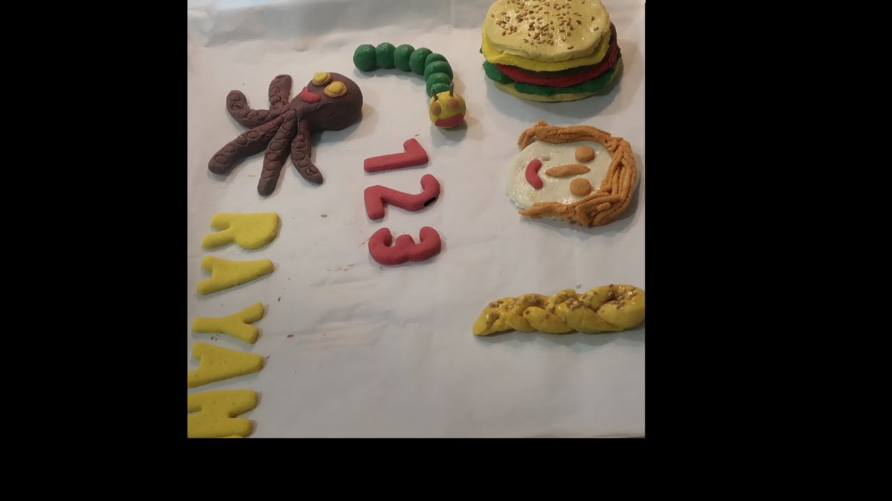 PÂTE À SEL COLORÉE (partie 2)