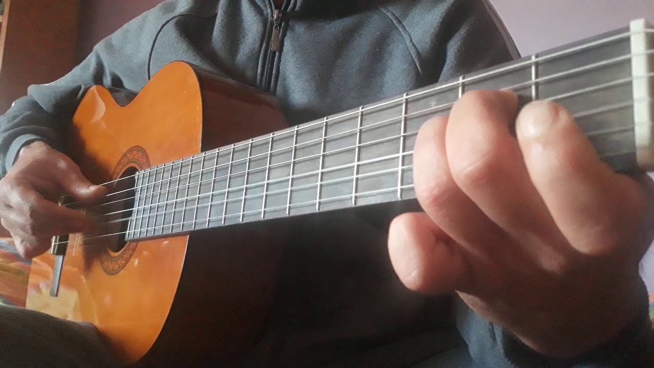 Delhusa Gjon-Nika Se Perimeno-Gitár lecke