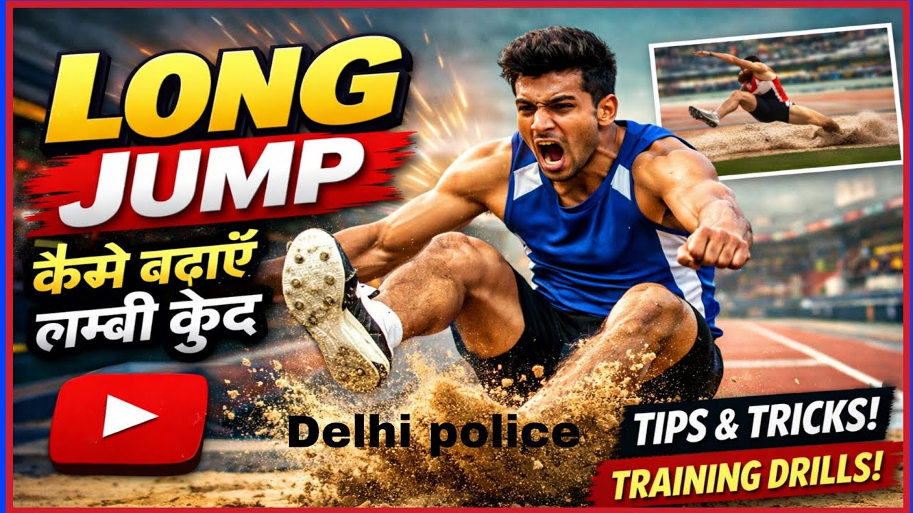Delhi police long jump trial Sunday in chitrakoot stadium#trending#viralvideos#delhipolice#viral🙏🙏🙏