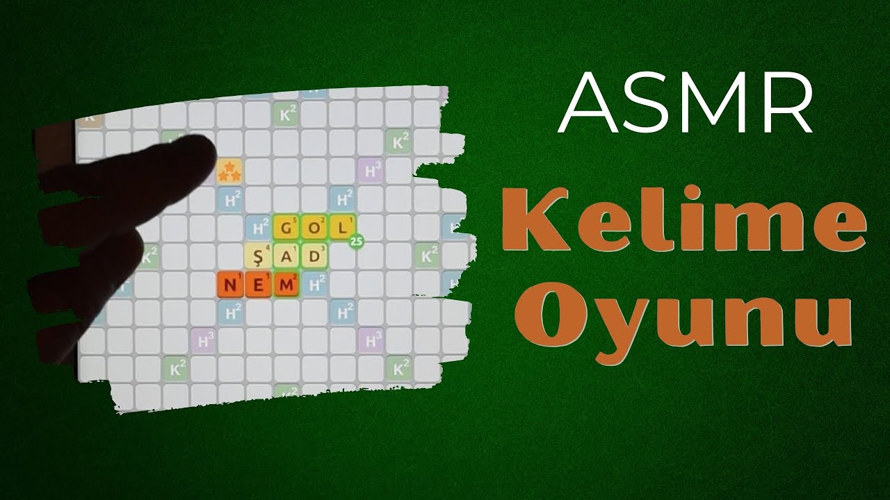 ASMR Oyun | canlı Kelime oyunu| Online Oyun | Fısıltı ve yarı anlaşılır fısıltılı konuşma |Scrabble