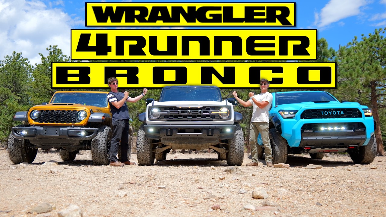 What's the BEST 4x4 in 2026: Jeep Wrangler, Ford Bronco or Toyota 4Runner?