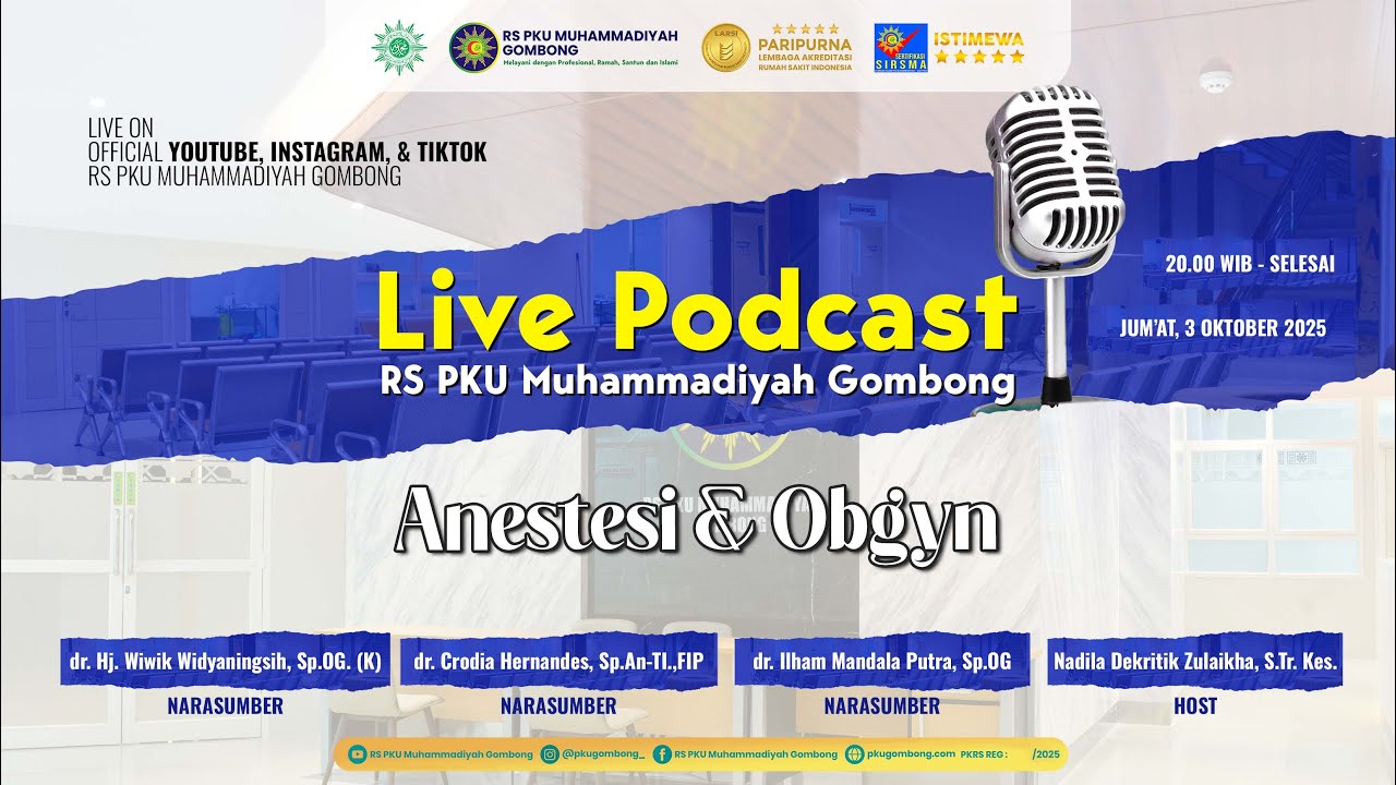 PODCAST LIVE | ANESTESI & OBGYN