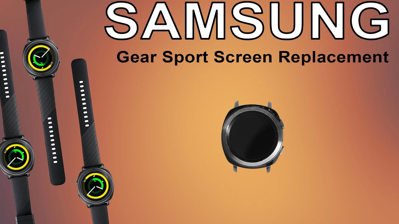 Samsung Gear Sport SM-R600 Screen Replacement | Repair Tutorial