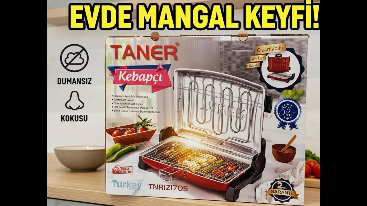 Elektrikli Mangal Izgara (Taner Kebapçı)