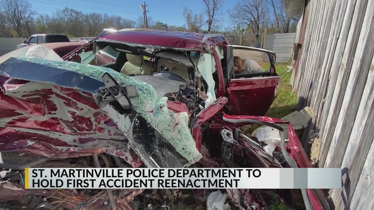 St. Martinville police host first accident reenactment event