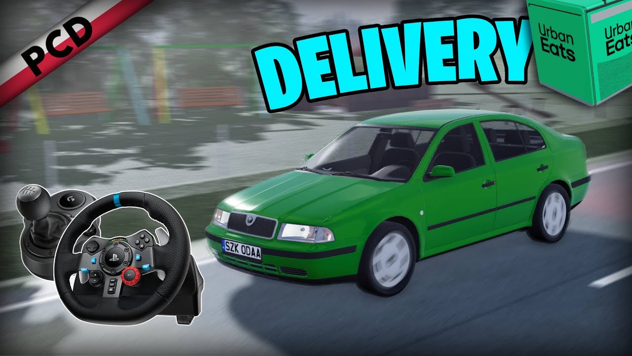 🎒DELIVERY Skodą Octavią na Kierownicy z Shifterem! | Polish Car Driving Roblox