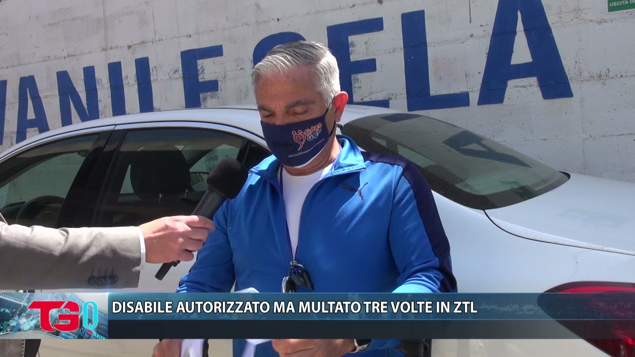 DISABILE AUTORIZZATO MA MULTATO TRE VOLTE IN ZTL