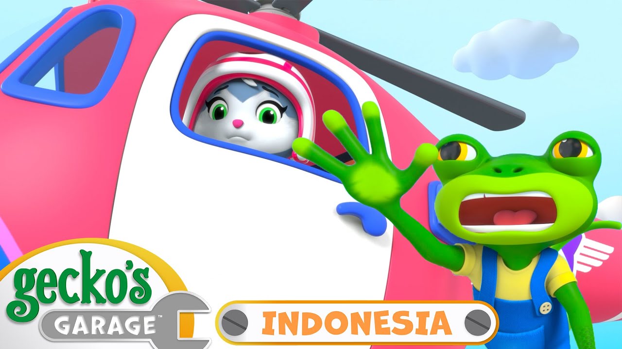 Kecelakaan Helikopter | Garasi Gecko | Kartun Populer Anak-Anak | Seru dan Mendidik