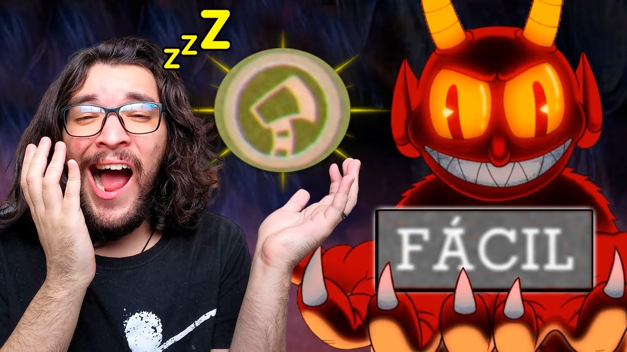 Zerando Cuphead No F&Aacute;CIL Com o MACHADO! Quase Dormi 😴 Cuphead + DLC