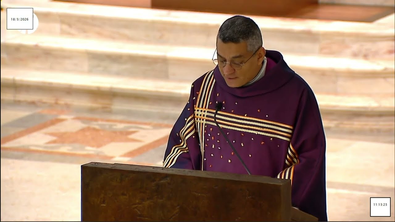 Missa desde a Basílica da Nossa Senhora do Rosário de Fátima  18.03.2026