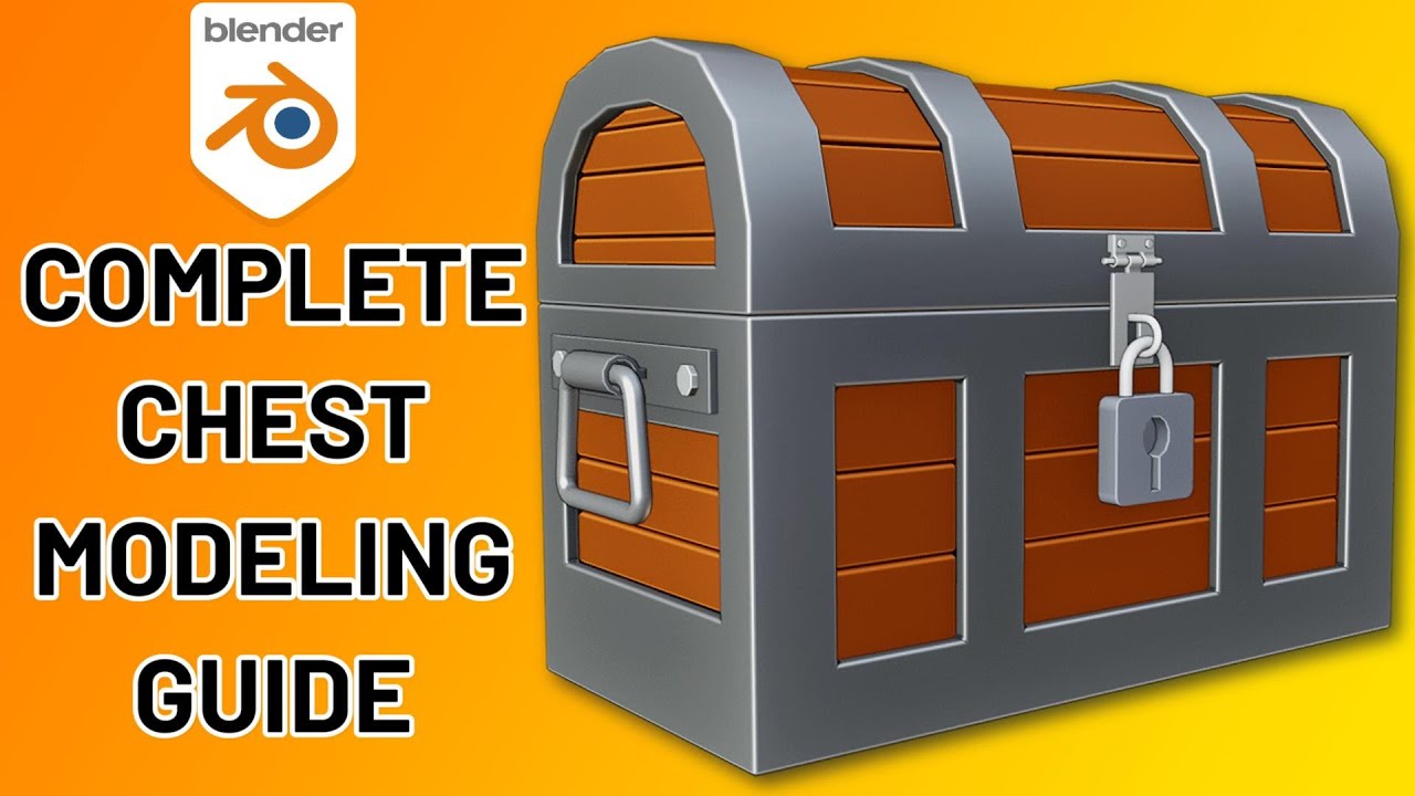 Blender 4.4 Treasure Chest Modeling Tutorial – Complete Guide for Beginners