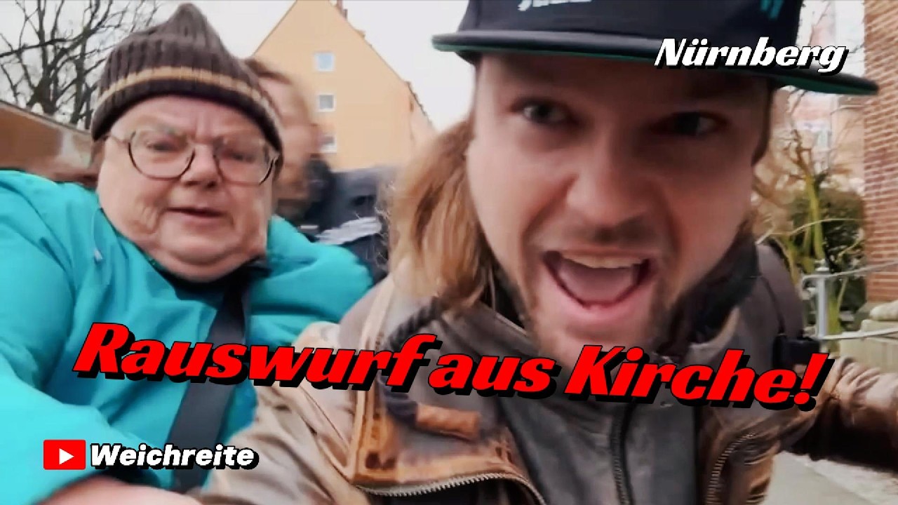 Rauswurf aus Kirche Nürnberg Antifa Gegendemo AfD Infostand 21.2.26