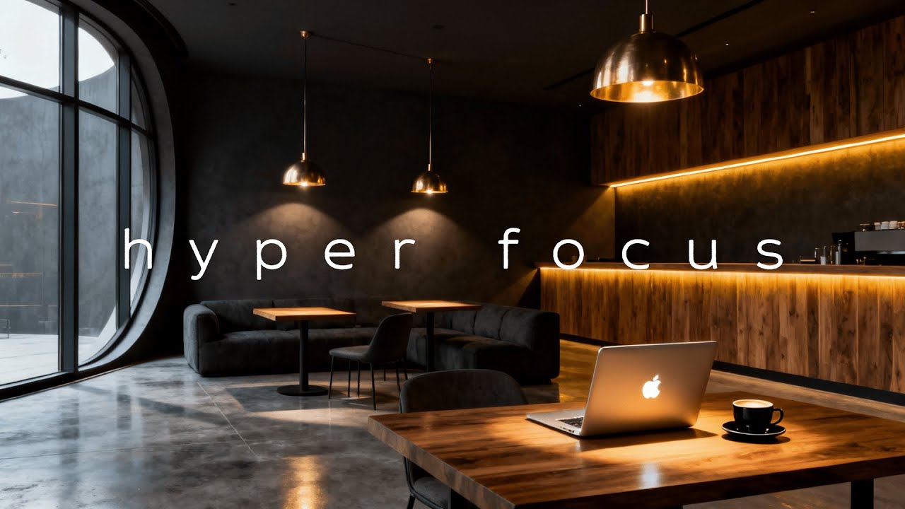 Hyperfocus Café: Calm Mix for Work, Study & Late-Night Focus | Ambient Chillstep