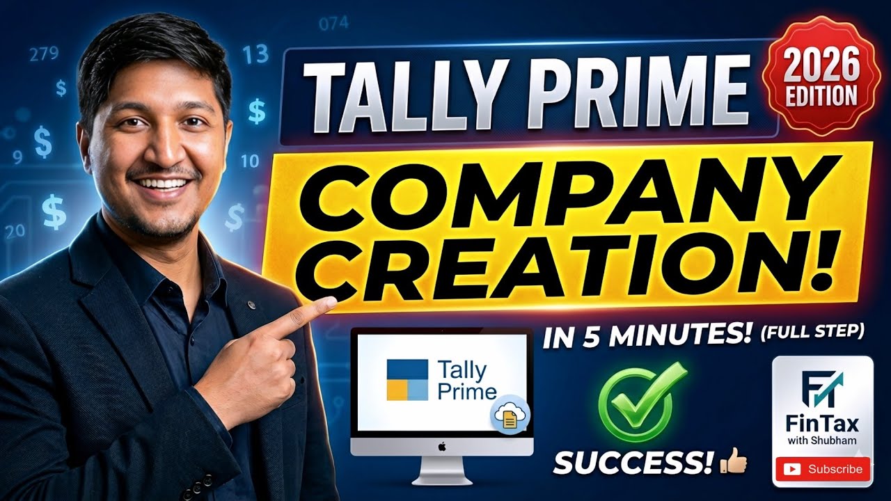 How to Create Company in Tally in Hindi. Step-by-Step Guide 2026 (Beginners friendly)