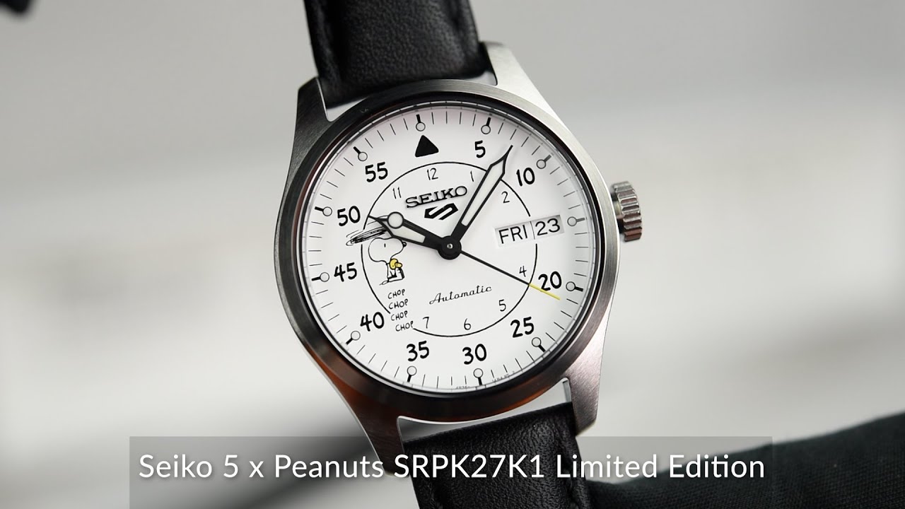 Seiko 5 x Peanuts SRPK27K1 Limited Edition