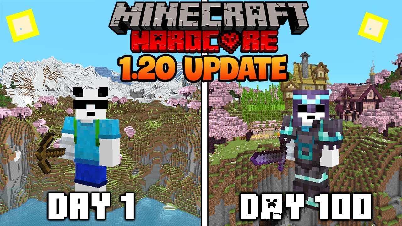 Tóm Tắt 100 Ngày trong Minecraft 1.20 Siêu Khó !!
