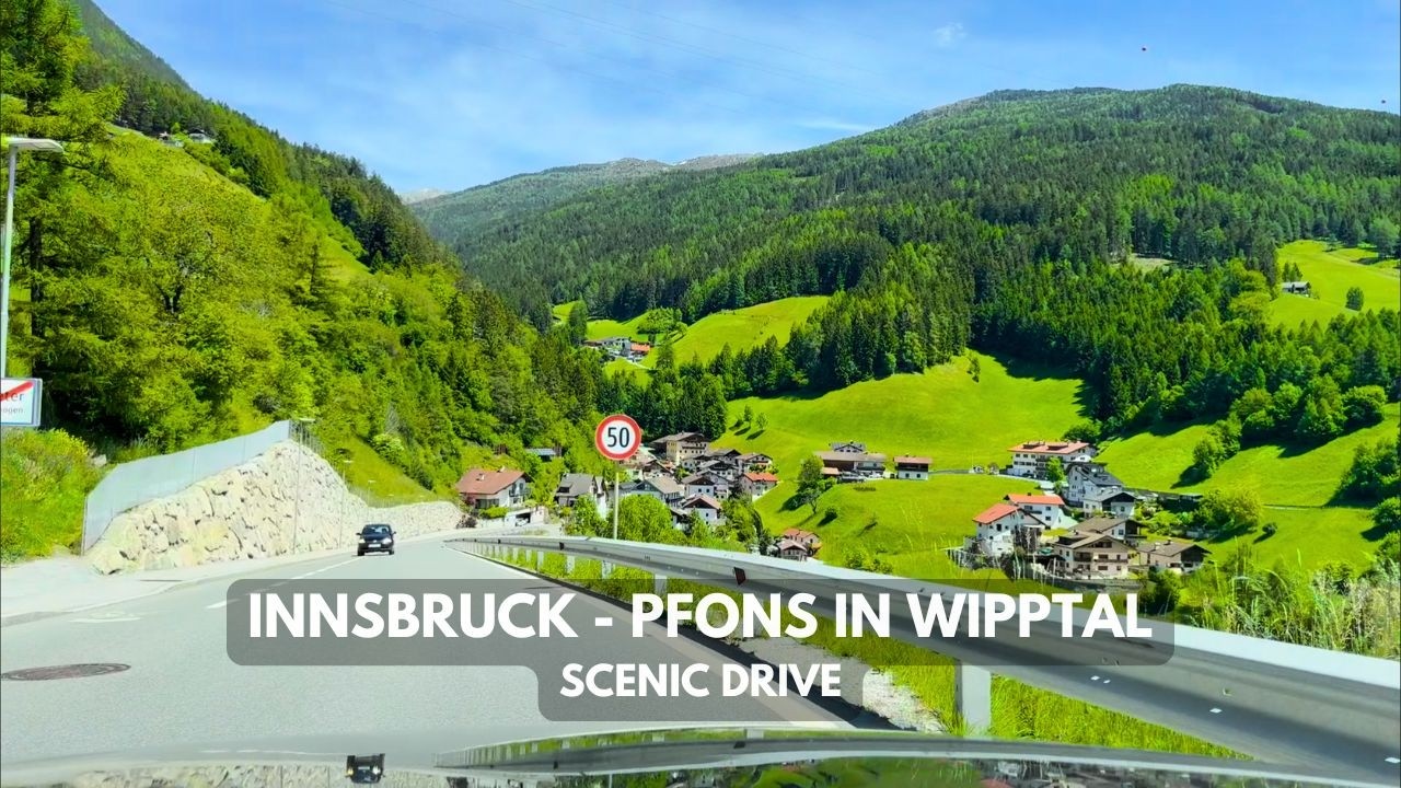 🇦🇹 Innsbruck - Pfons in Wipptal drive | This road is only open for locals | May 30 | 4K HDR | Tirol